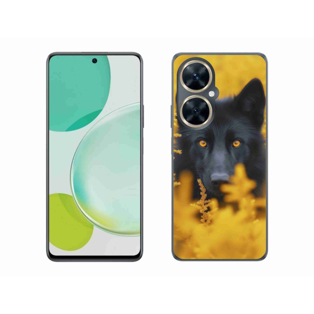 Gélový kryt mmCase na Huawei Nova 11i - čierny vlk 2