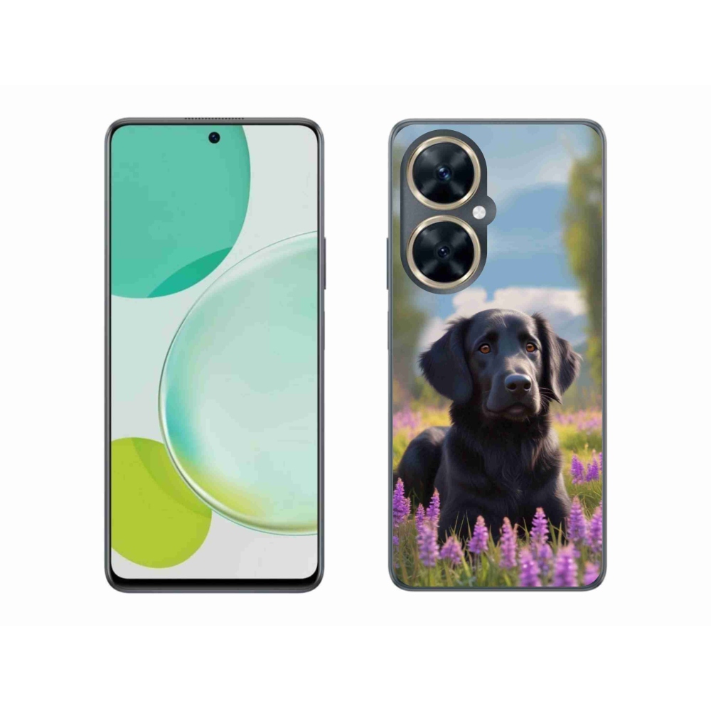 Gélový kryt mmCase na Huawei Nova 11i - elegantný čierny retriever