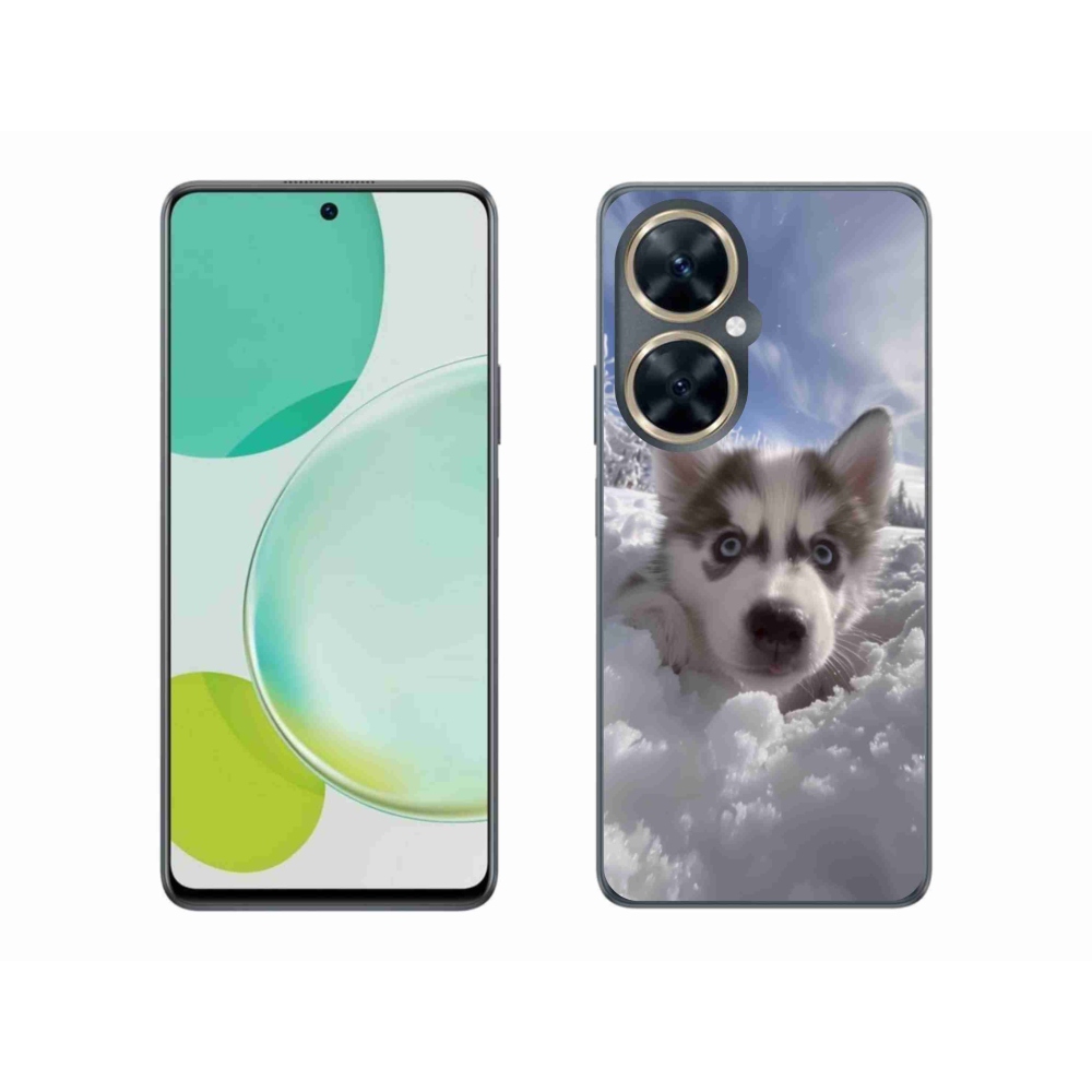 Gélový kryt mmCase na Huawei Nova 11i - husky v snehu