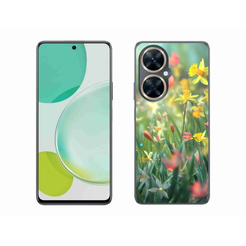 Gélový kryt mmCase na Huawei Nova 11i - jarné kvety