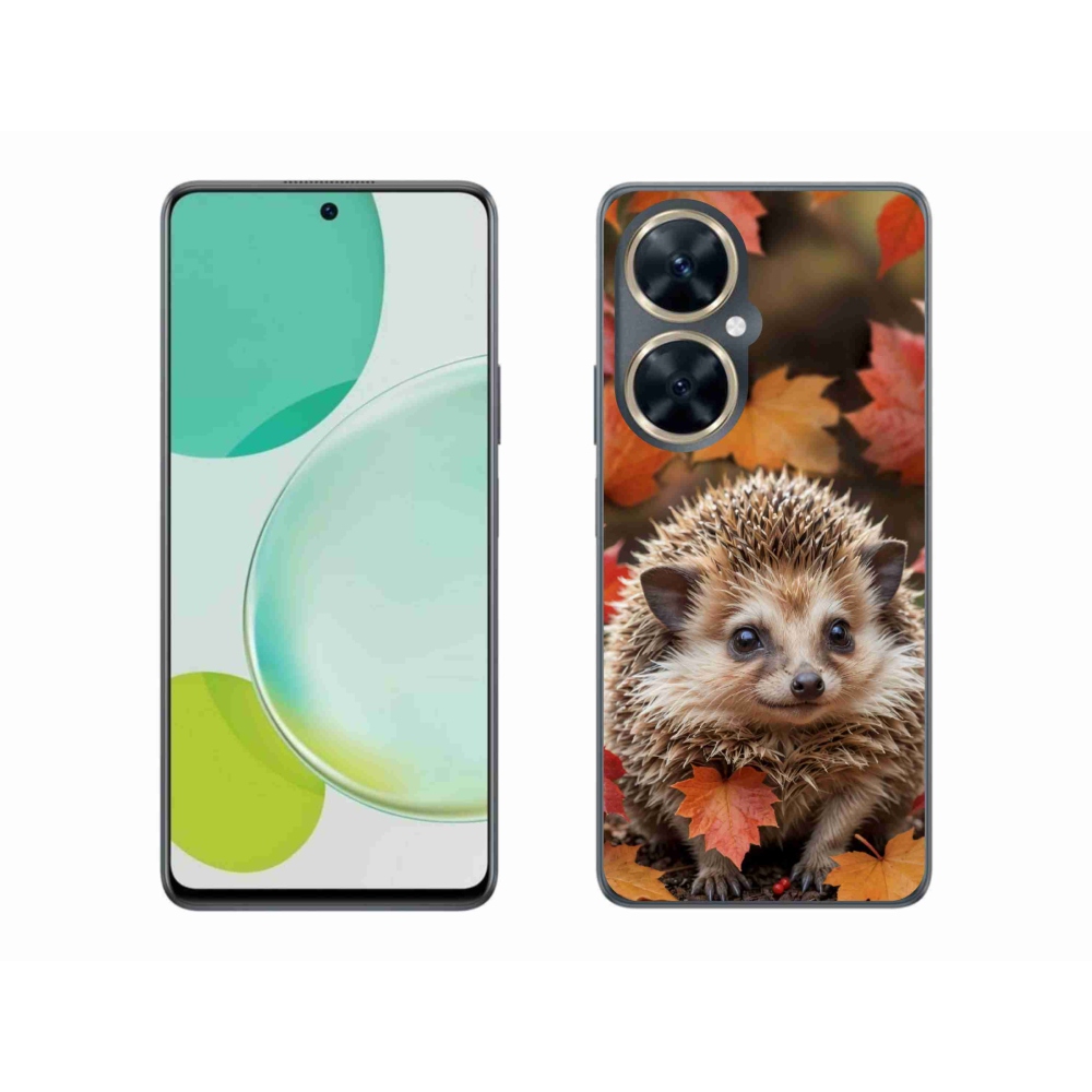 Gélový kryt mmCase na Huawei Nova 11i - ježko v lístii