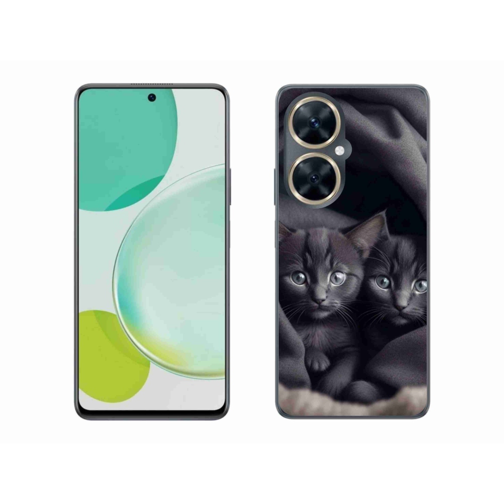 Gélový kryt mmCase na Huawei Nova 11i - mačacie duo