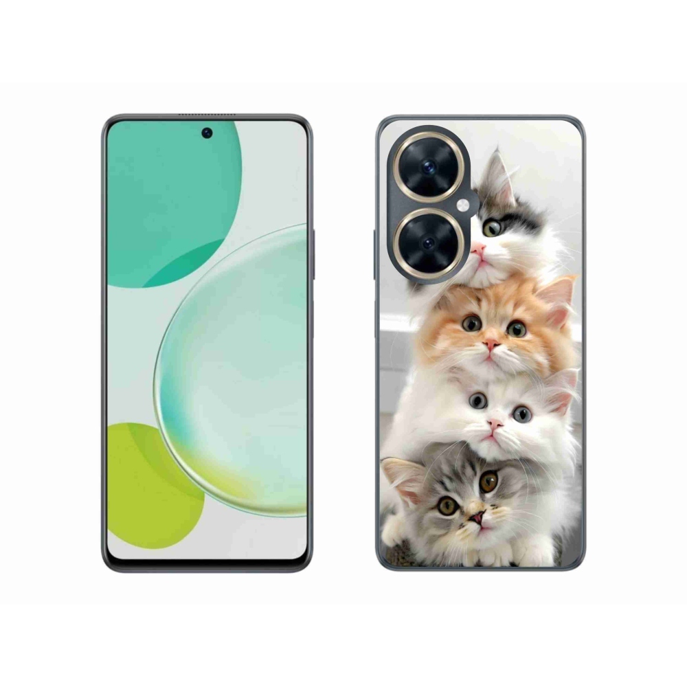 Gélový kryt mmCase na Huawei Nova 11i - mačacia partia