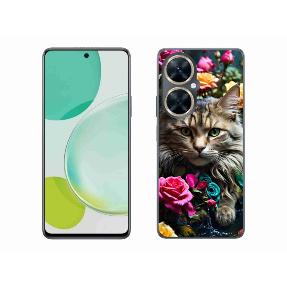 Gélový kryt mmCase na Huawei Nova 11i - mačacie pohľad 2