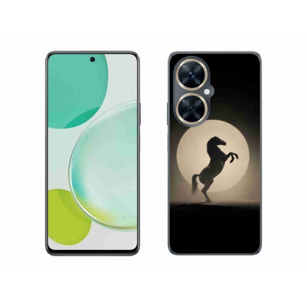 Gélový kryt mmCase na Huawei Nova 11i - kôň v siluete