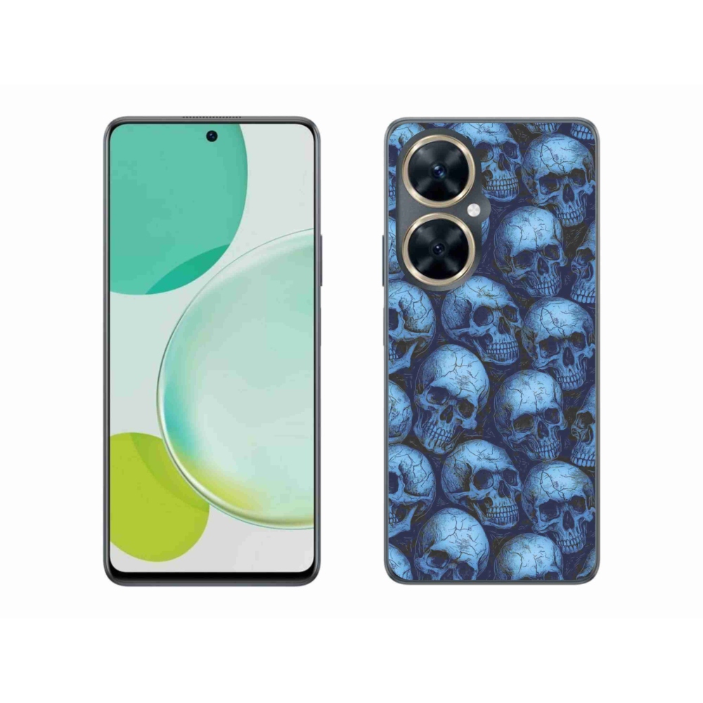 Gélový kryt mmCase na Huawei Nova 11i - lebky