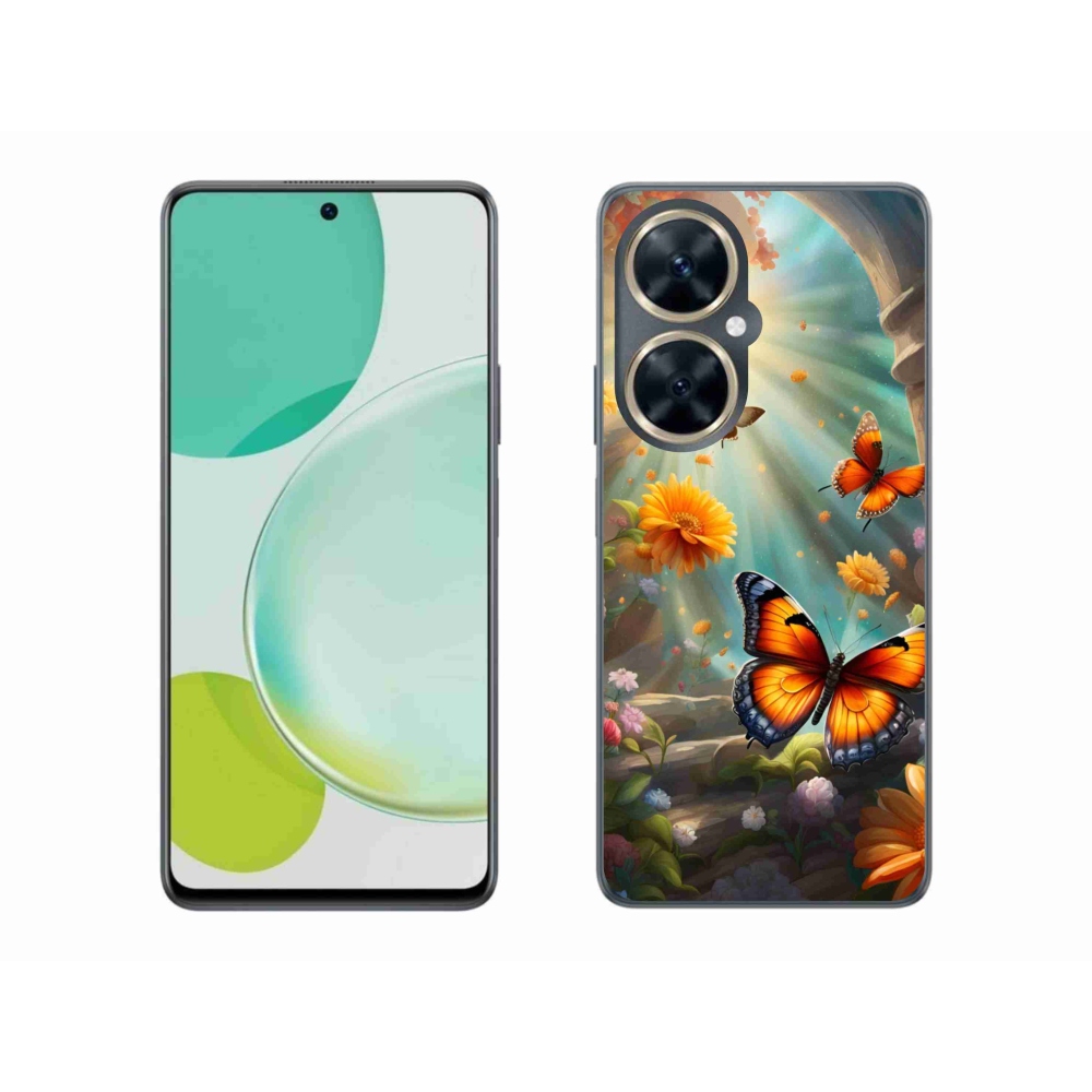 Gélový kryt mmCase na Huawei Nova 11i - motýlia záhrada 2