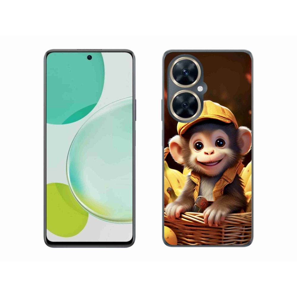 Gélový kryt mmCase na Huawei Nova 11i - opice v košíku