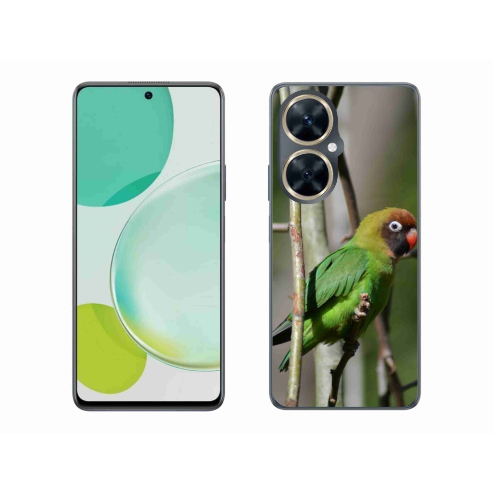 Gélový kryt mmCase na Huawei Nova 11i - papagáj agapornis