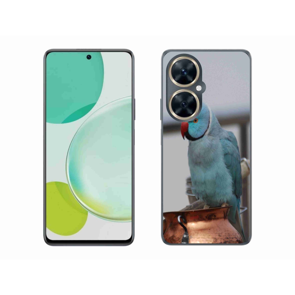 Gélový kryt mmCase na Huawei Nova 11i - papagáj Alexandr modrý