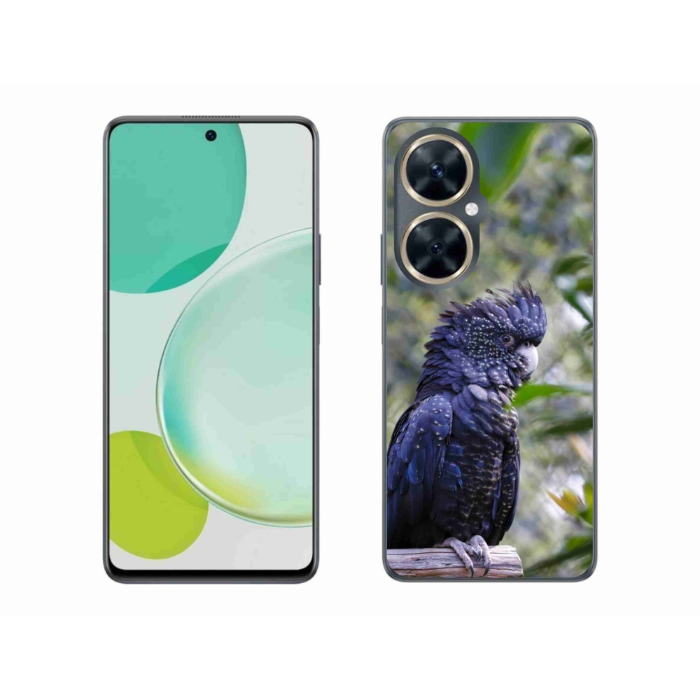 Gélový kryt mmCase na Huawei Nova 11i - papagáj kakadu čierny