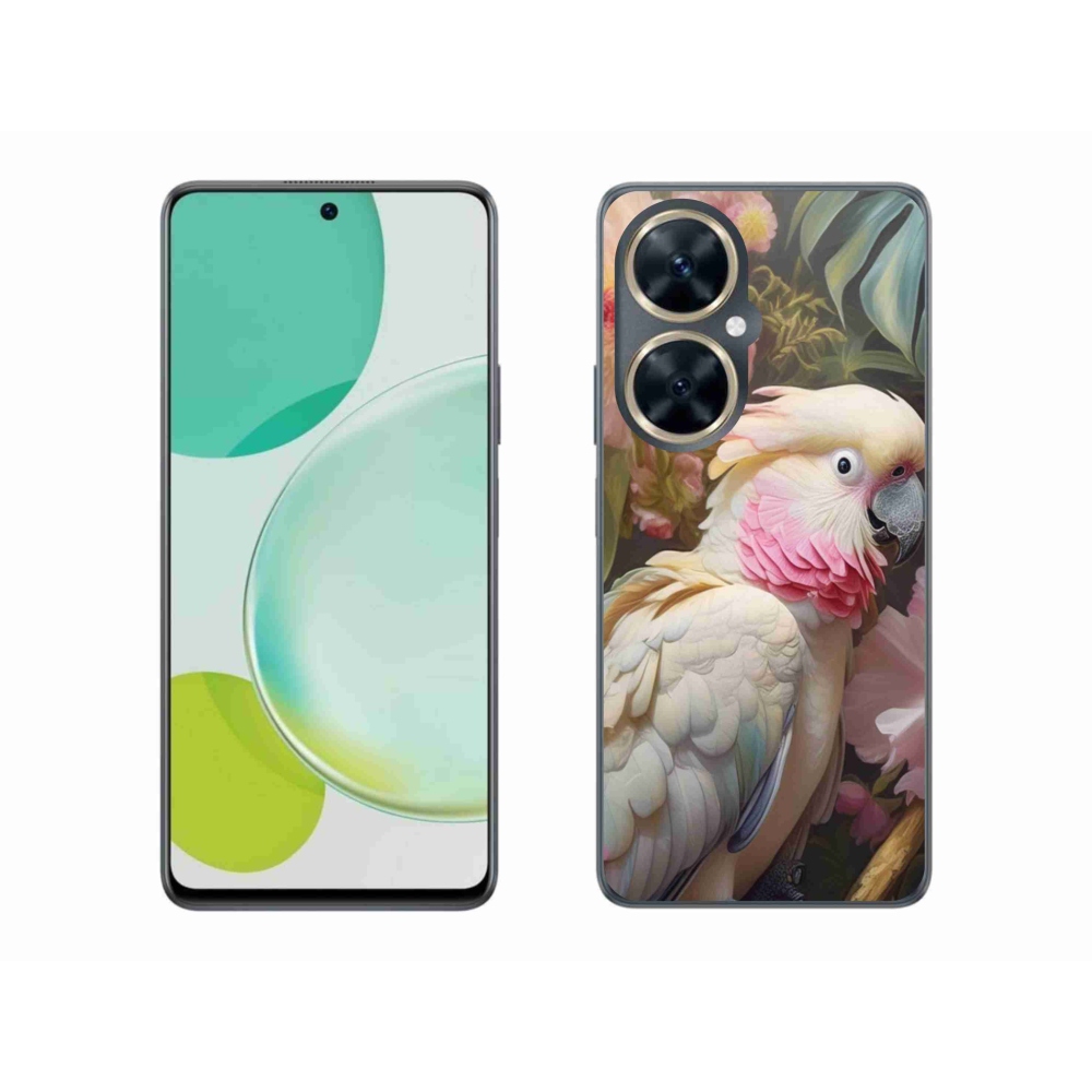 Gélový kryt mmCase na Huawei Nova 11i - papagáj kakadu ružový 2