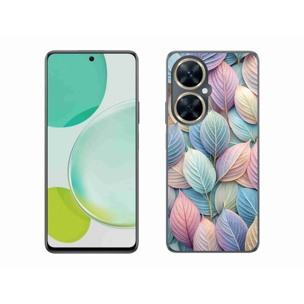Gélový kryt mmCase na Huawei Nova 11i - pastelové listy
