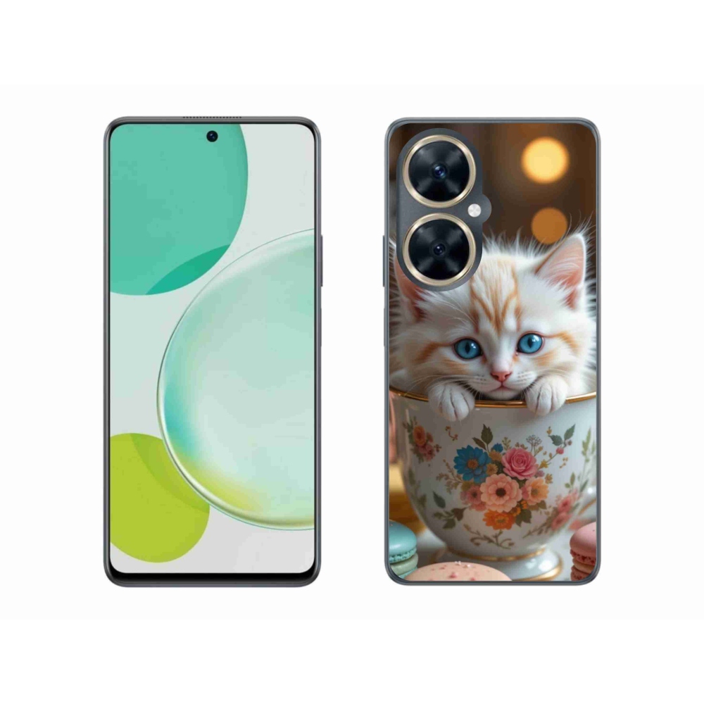 Gélový kryt mmCase na Huawei Nova 11i - roztomilé mačiatko 6