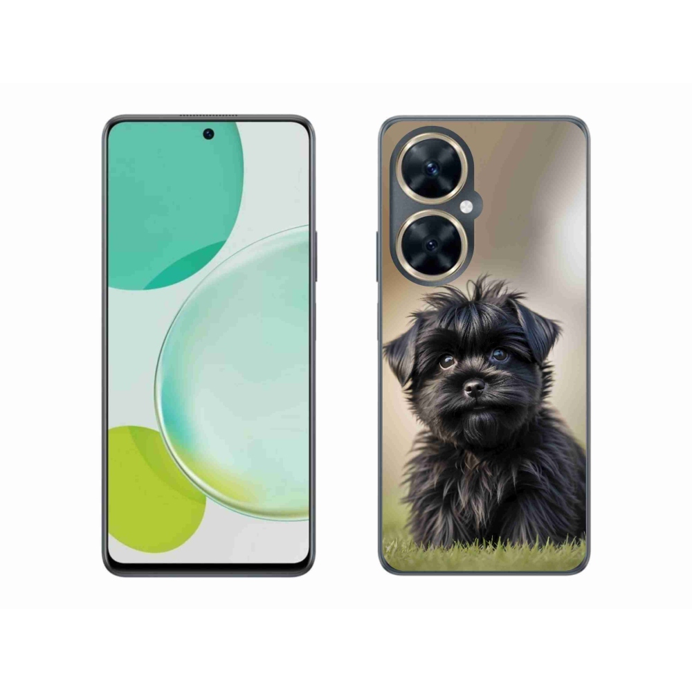 Gélový kryt mmCase na Huawei Nova 11i - roztomilý čierny psík