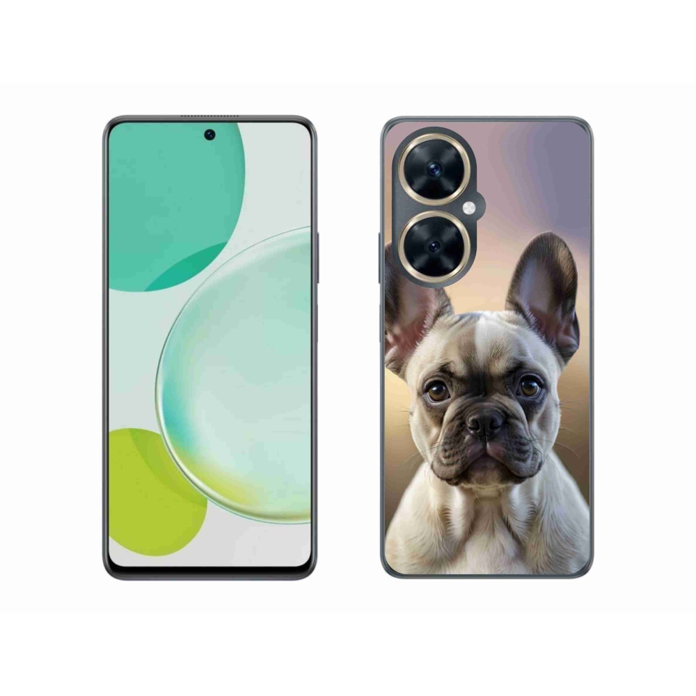 Gélový kryt mmCase na Huawei Nova 11i - roztomilý francúzsky buldoček