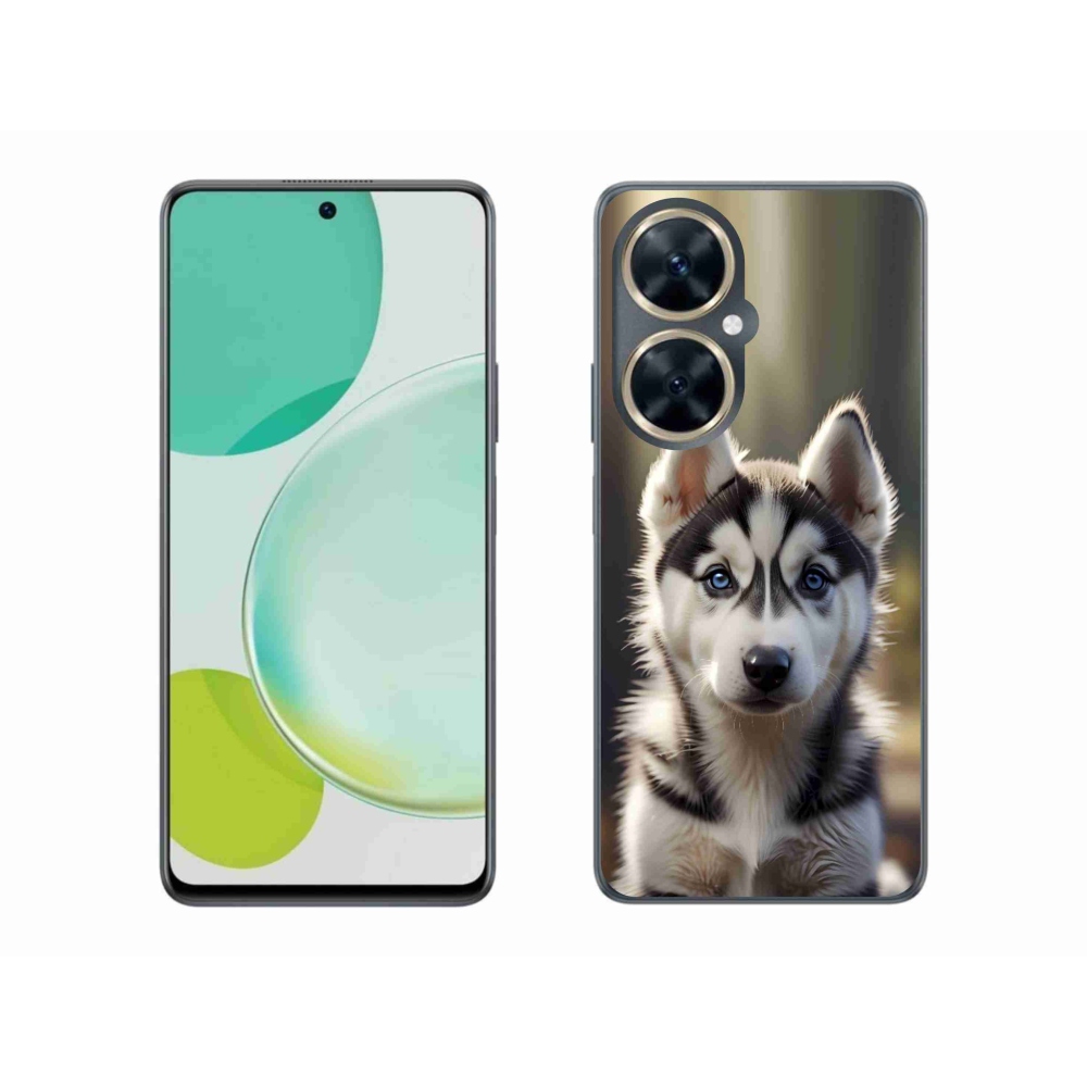 Gélový kryt mmCase na Huawei Nova 11i - roztomilý sibírsky husky