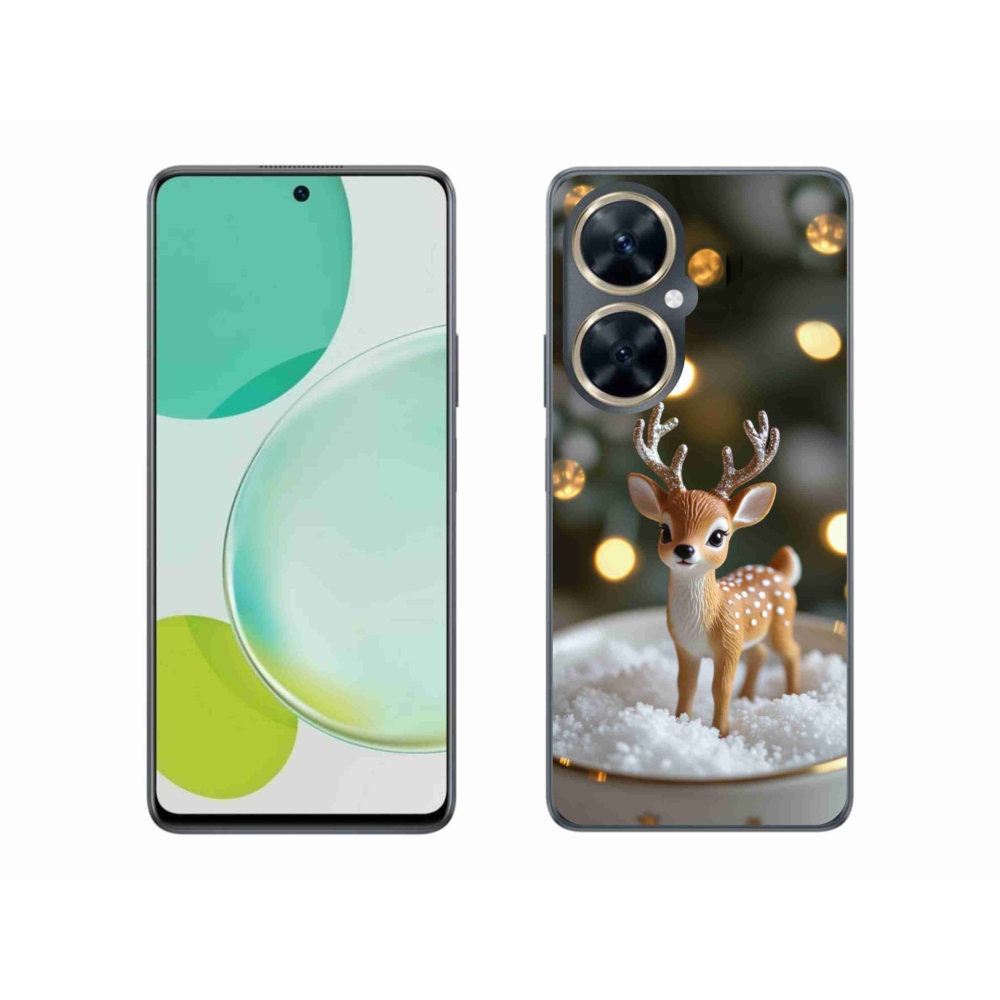 Gélový kryt mmCase na Huawei Nova 11i - roztomilý vianočný jeleň