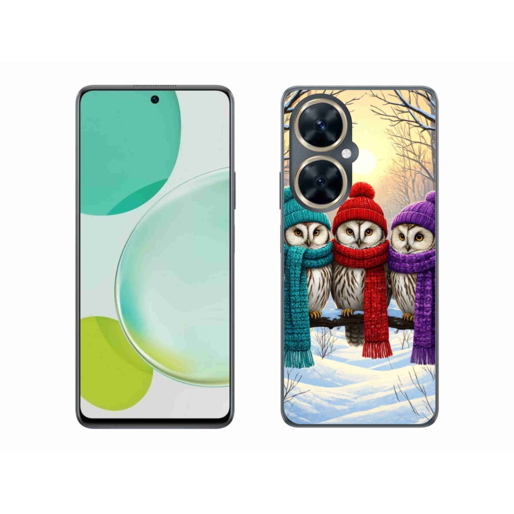 Gélový kryt mmCase na Huawei Nova 11i - soví priatelia