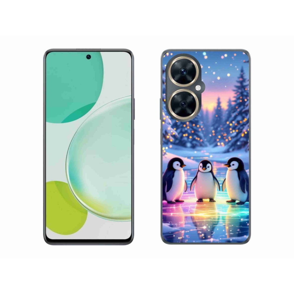 Gélový kryt mmCase na Huawei Nova 11i - tučniaky