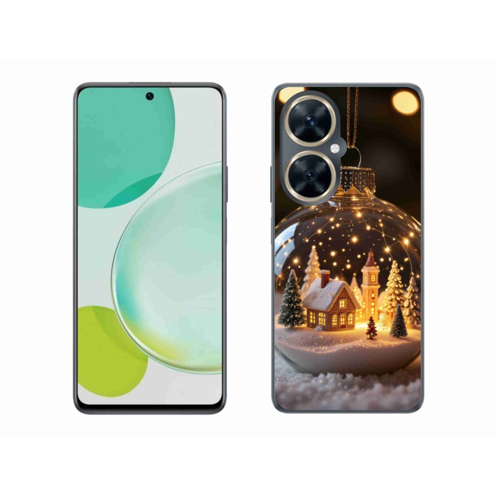 Gélový kryt mmCase na Huawei Nova 11i - vianočné gule 3