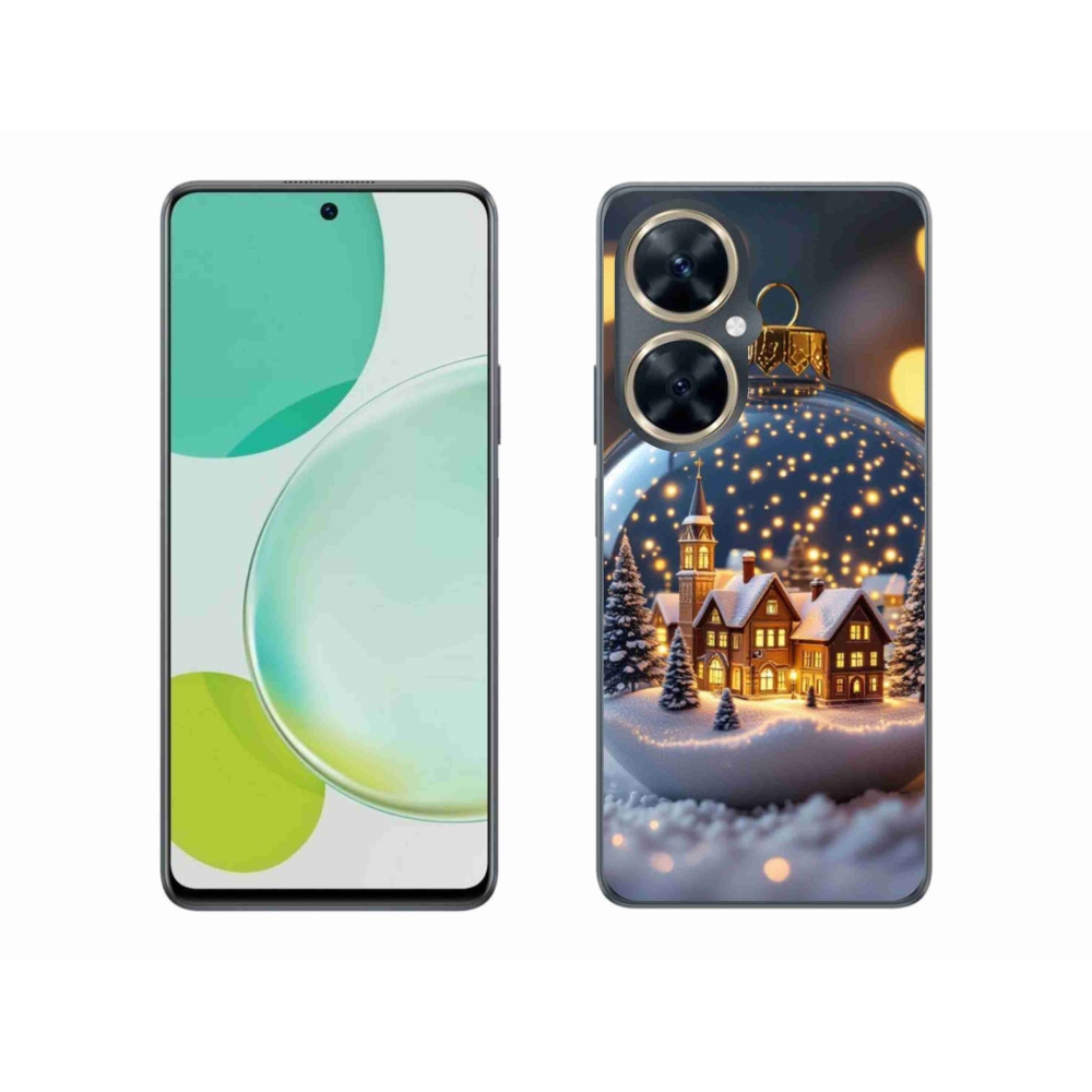 Gélový kryt mmCase na Huawei Nova 11i - vianočné gule 4