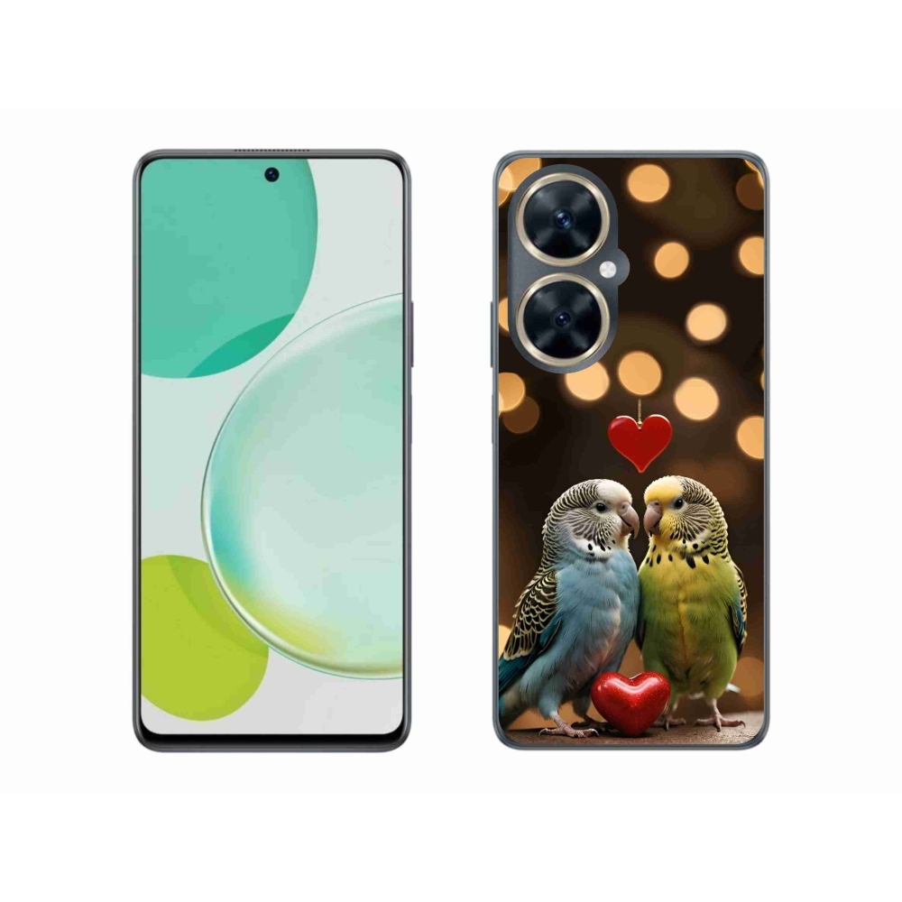 Gélový kryt mmCase na Huawei Nova 11i - zamilovaní papagáje