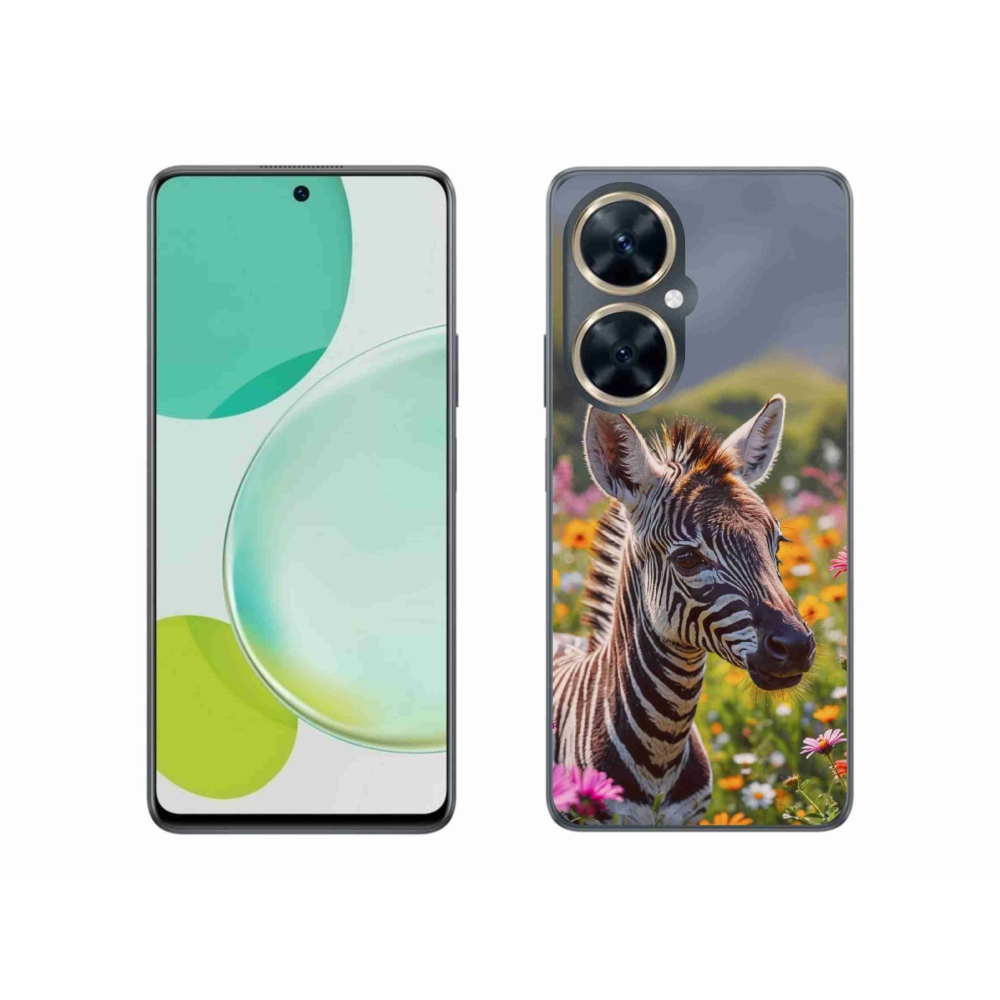 Gélový kryt mmCase na Huawei Nova 11i - zebra na lúke