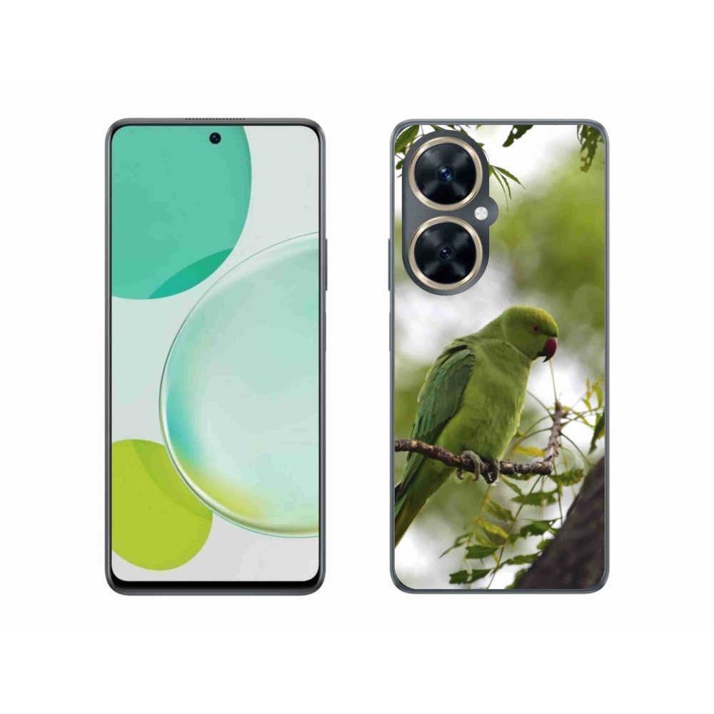 Gélový kryt mmCase na Huawei Nova 11i - zelený papagáj