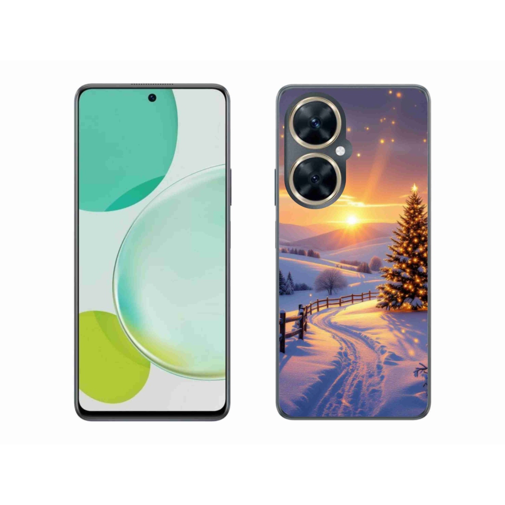 Gélový kryt mmCase na Huawei Nova 11i - zimná krajina