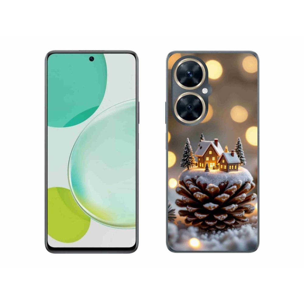 Gélový kryt mmCase na Huawei Nova 11i - zimná dedinka