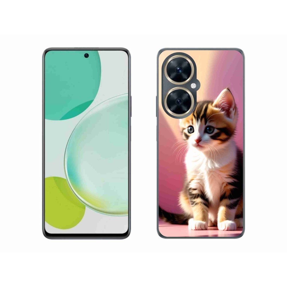 Gélový kryt mmCase na Huawei Nova 11i - zvedavé mačiatko 2