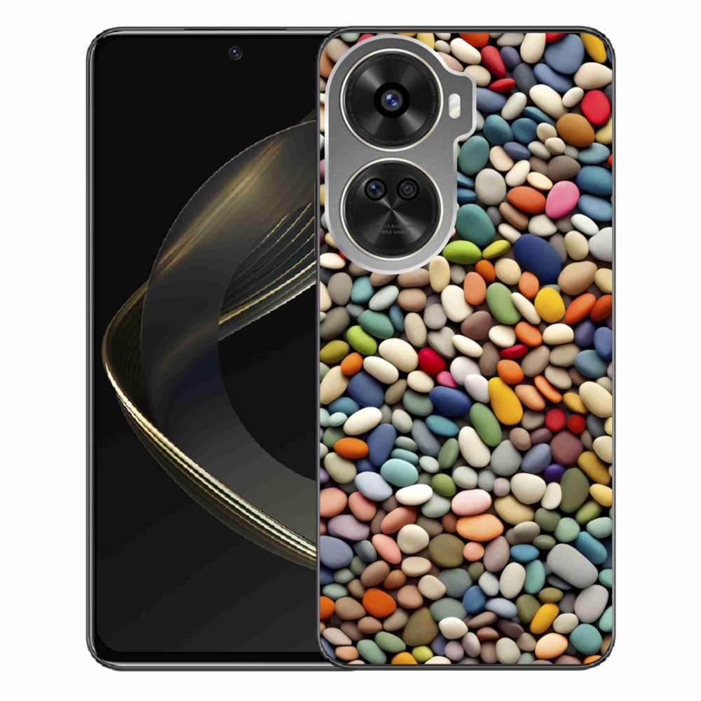 Gélový kryt mmCase na Huawei Nova 12 SE - farebné kamienky 2
