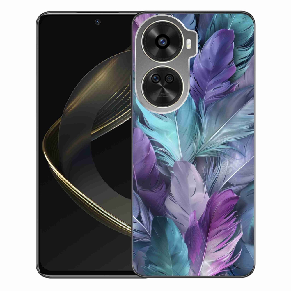 Gélový kryt mmCase na Huawei Nova 12 SE - farebné perie 2
