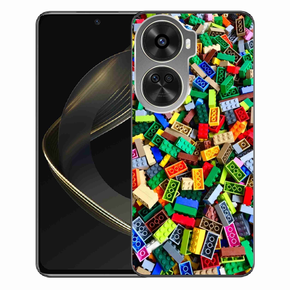 Gélový kryt mmCase na Huawei Nova 12 SE - farebné stavebné kocky