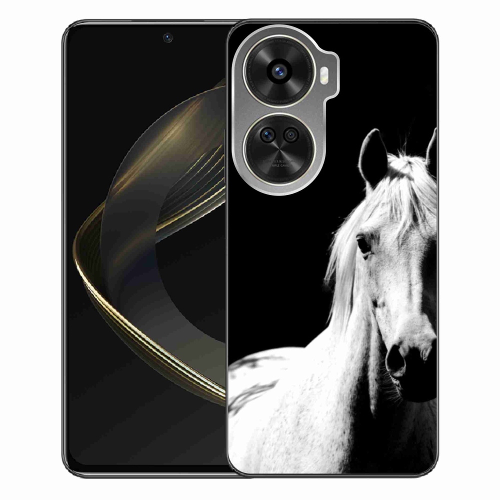 Gélový kryt mmCase na Huawei Nova 12 SE - biely kôň 5
