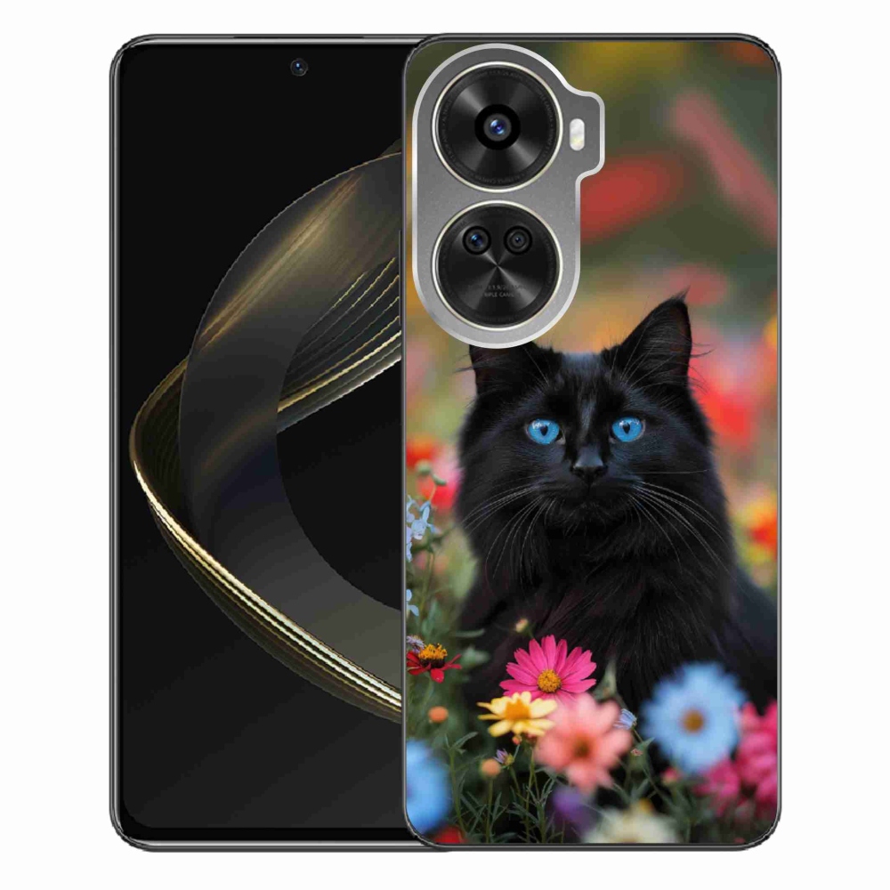 Gélový kryt mmCase na Huawei Nova 12 SE - čierne mačiatko 4