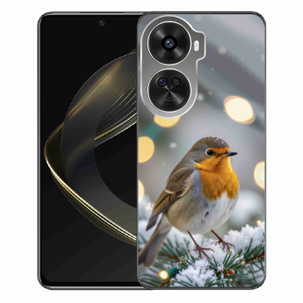 Gélový kryt mmCase na Huawei Nova 12 SE - červienka v zime