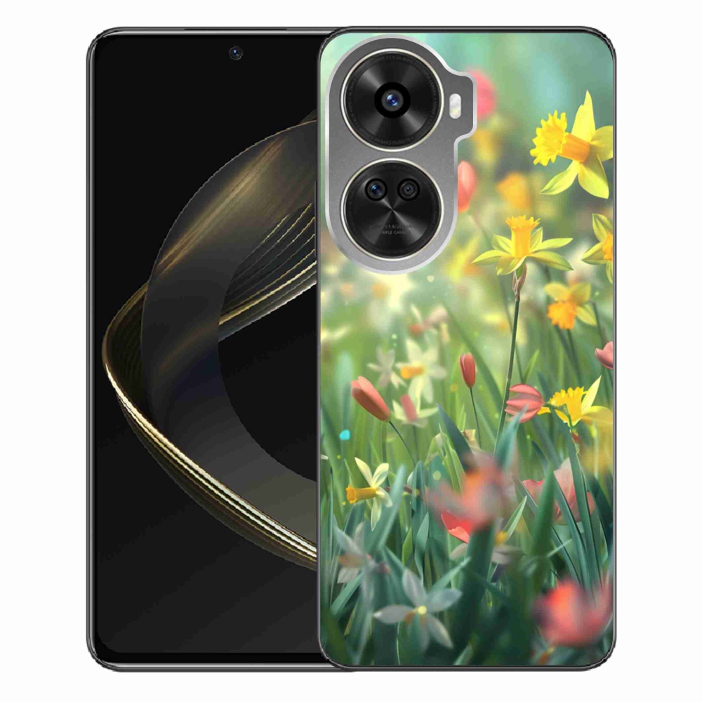Gélový kryt mmCase na Huawei Nova 12 SE - jarné kvety