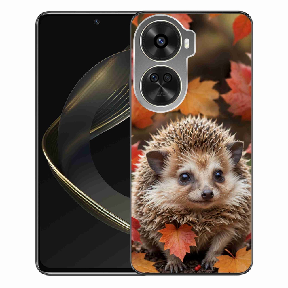 Gélový kryt mmCase na Huawei Nova 12 SE - ježko v lístii