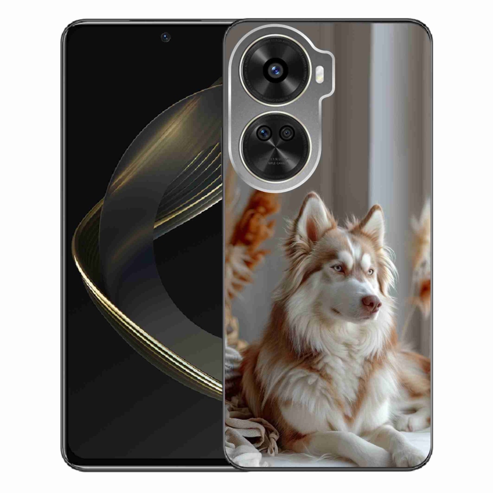 Gélový kryt mmCase na Huawei Nova 12 SE - pokojný sibírsky husky
