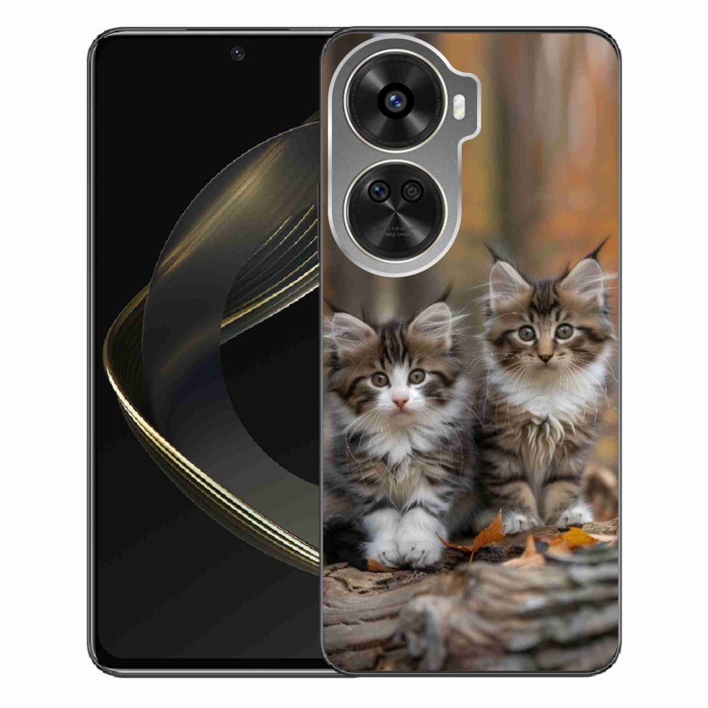 Gélový kryt mmCase na Huawei Nova 12 SE - mačacie duo 3