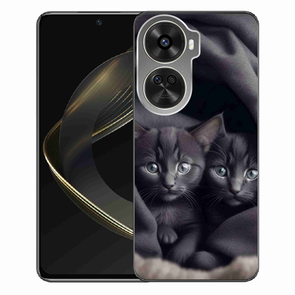 Gélový kryt mmCase na Huawei Nova 12 SE - mačacie duo