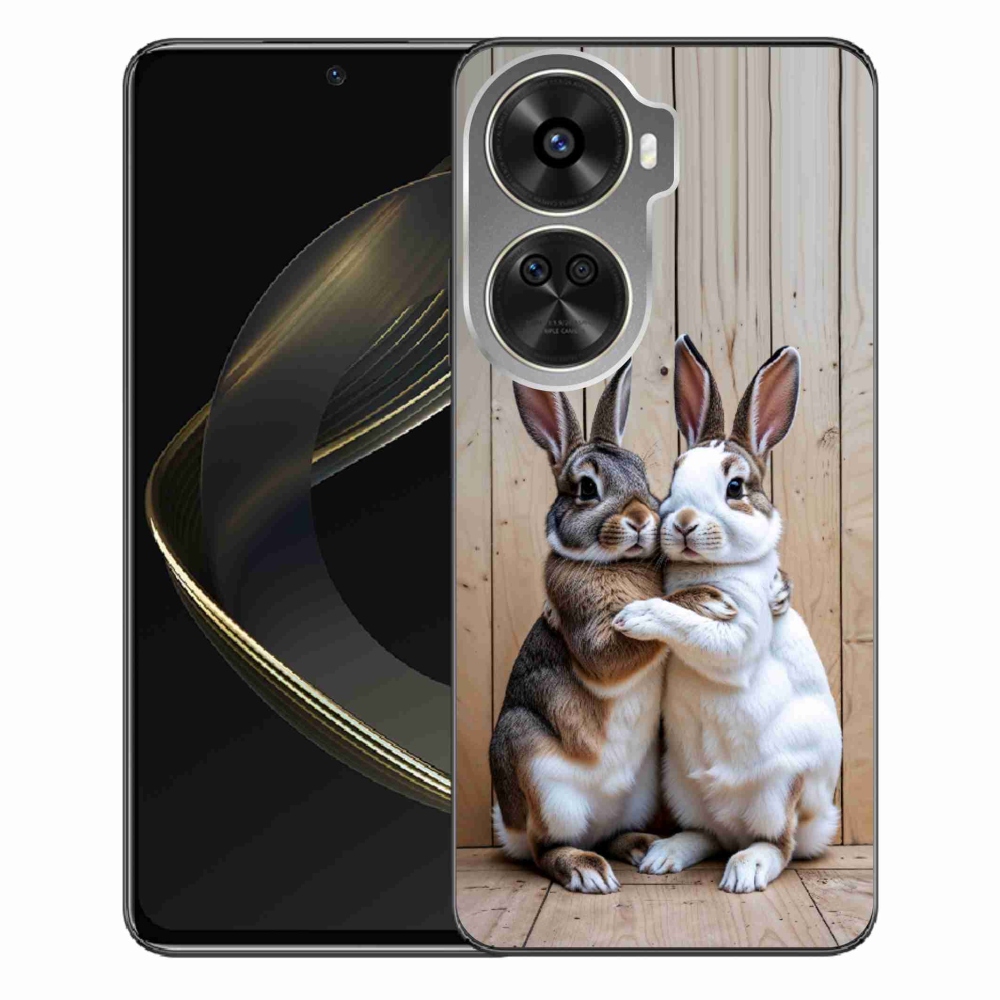 Gélový kryt mmCase na Huawei Nova 12 SE - králičie pár