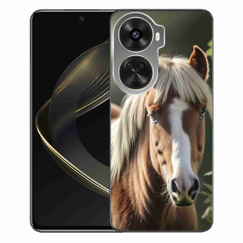Gélový kryt mmCase na Huawei Nova 12 SE - kôň so svetlou hrivou