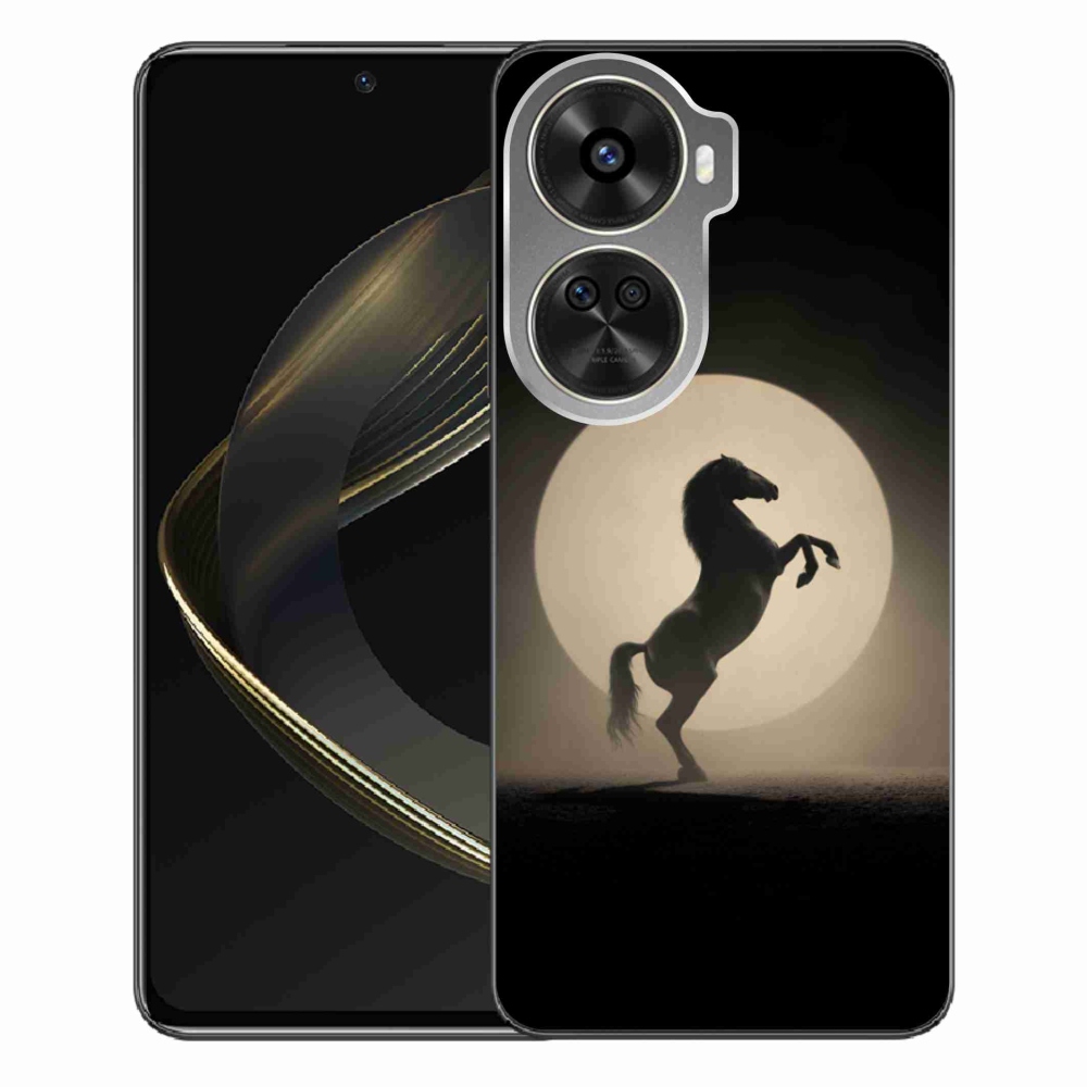 Gélový kryt mmCase na Huawei Nova 12 SE - kôň v siluete