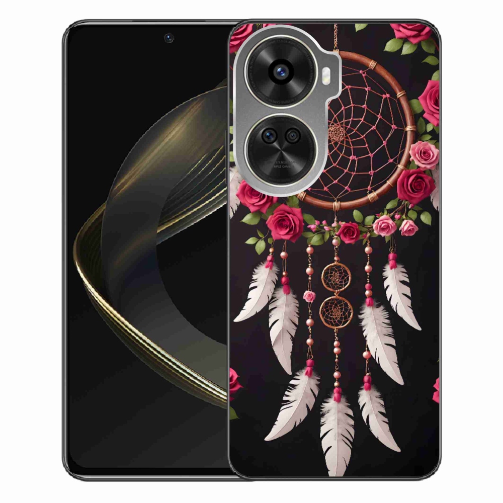 Gélový kryt mmCase na Huawei Nova 12 SE - lapač snov s ružami