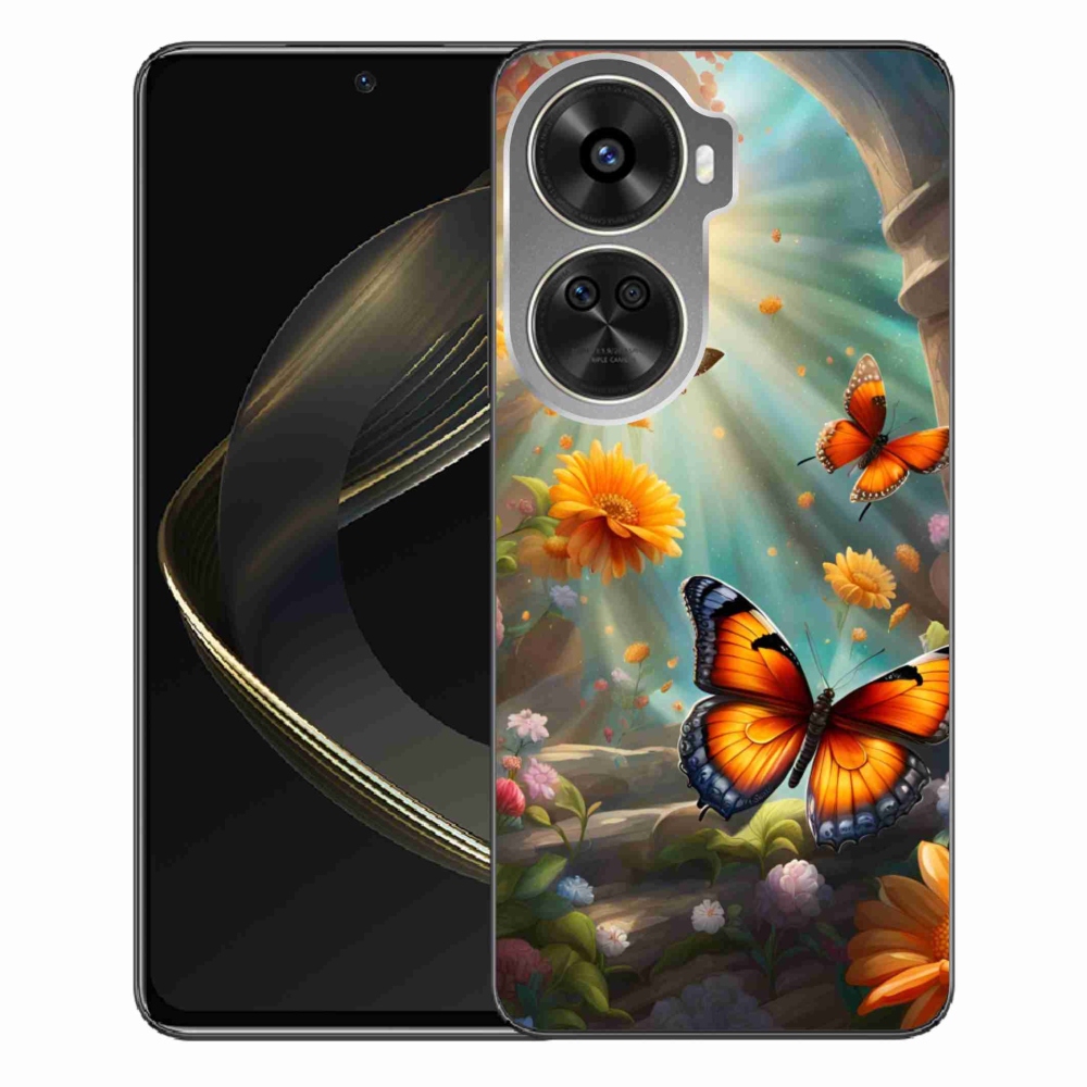 Gélový kryt mmCase na Huawei Nova 12 SE - motýlia záhrada 2