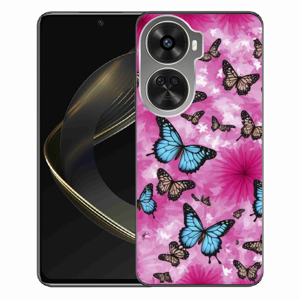 Gélový kryt mmCase na Huawei Nova 12 SE - motýlia záhrada