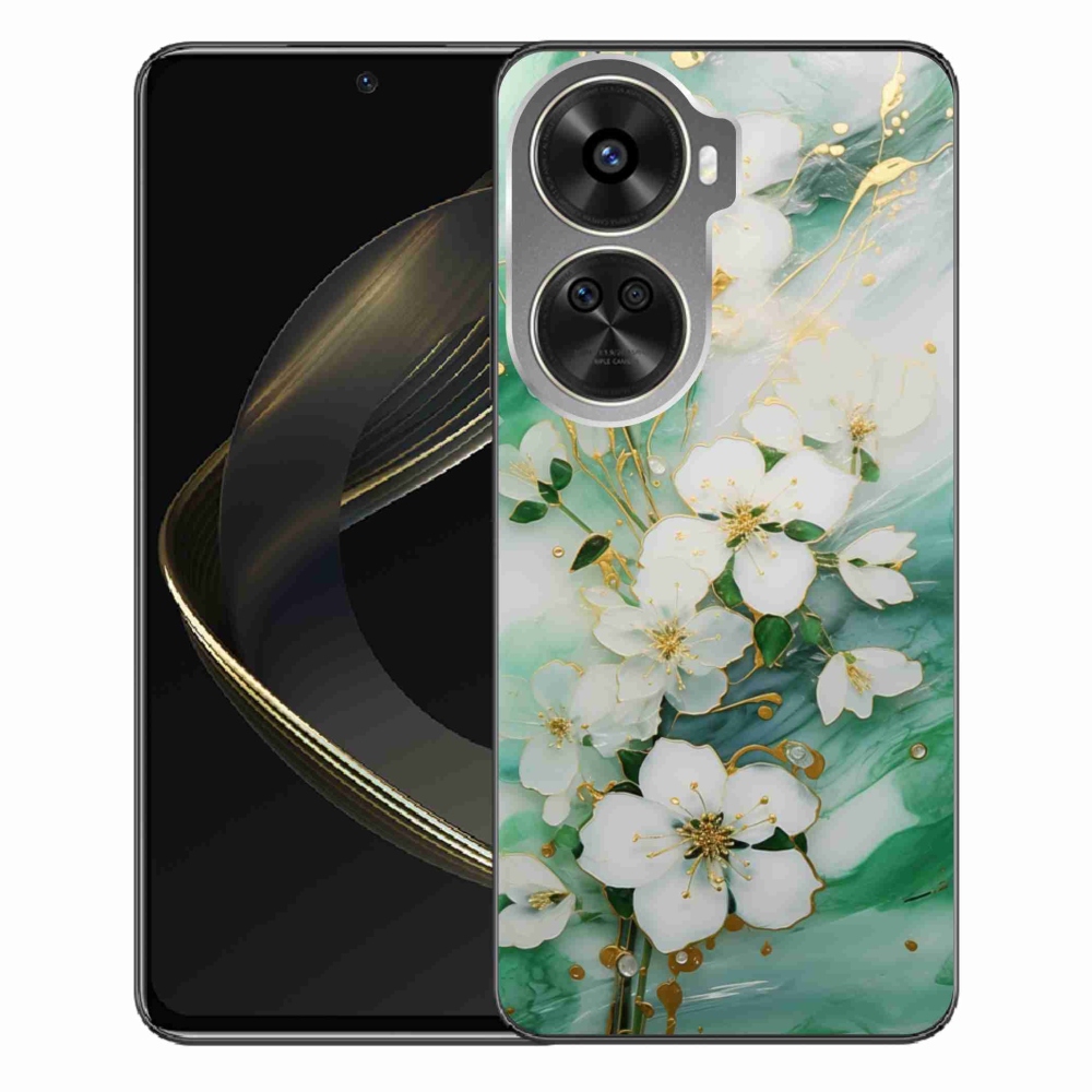 Gélový kryt mmCase na Huawei Nova 12 SE - nežné kvety